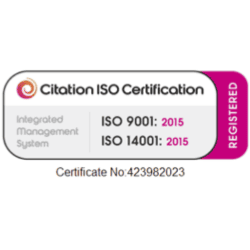 ISO 9001 & 14001 Accreditation Badge