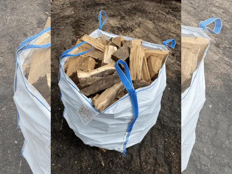 A Single Bulk Bag of Mixed Firewood